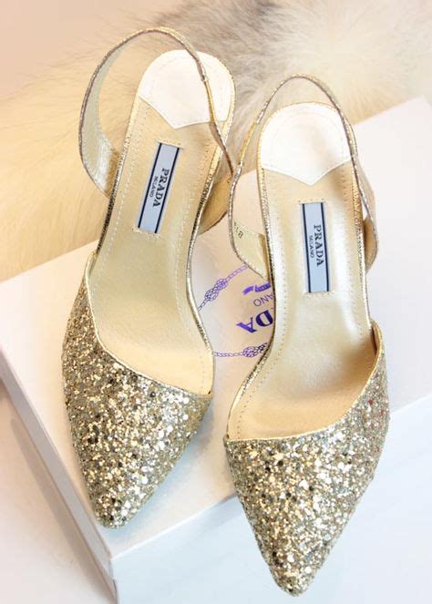 prada gold wedding shoes|chunky prada shoes.